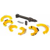 HBM - PROFI Veerspanner Set - 80 tot 265 mm - Inclusief 3 Sets Klemmen