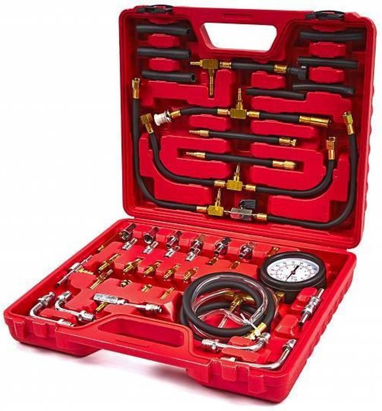 Brandstofdruk Meter Set Deluxe 0 – 10 bar (140 PSI)