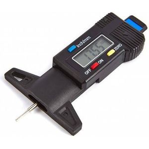 HBM - Digitale Bandenprofielmeter - Meetbereik 0,01mm tot 26mm - Nauwkeurige Aflezing 0,01mm