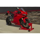 Inrijwielklem Model 1 - Rood - Stalen Structuur - Automatische Werking