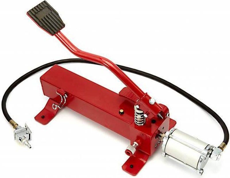 Voetpomp - Hydraulisch en Pneumatisch - 750 ml - 5-7 bar - Werkdruk 55 Mpa