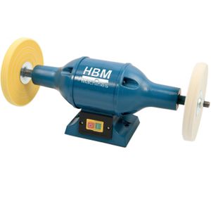 HBM - Polijstmachine - 750 Watt - 200 mm Schijven - Stabiel Ontwerp