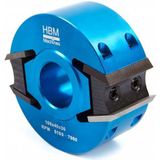 HBM 100 mm Profi Houtfreeskop met 7 sets Messen
