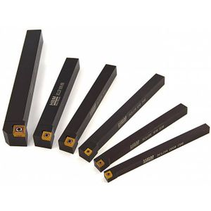 HBM - CCMT Wisselplaat Set - HSS - 6 t/m 12 mm - Plastic Koker