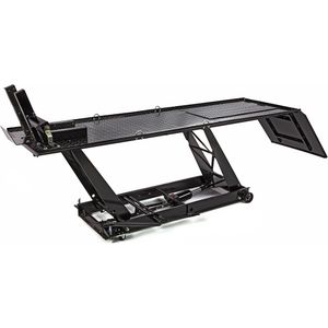 HBM 300 Motorheftafel Hydraulisch Met Luxe voorwielklem Zwart
