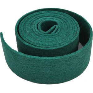 HBM Schuurvlies, Clean & Finishrol AO 115 mm x 5 Meter K120 Groen