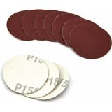 HBM 10 Delige set 50 mm Schuurschijfjes met Klittenband K80