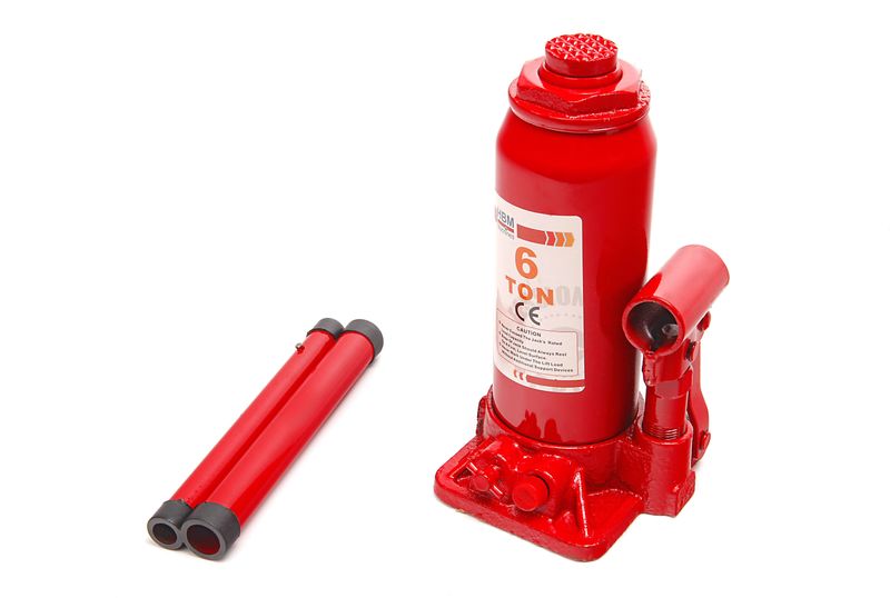 HBM - 6 Ton Potkrik - Zwart - Staal