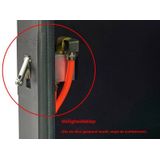 HBM SBC 1200 straalcabine met afzuiging ZWART