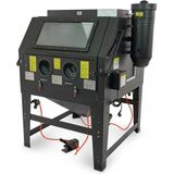 HBM SBC 1200 straalcabine met afzuiging ZWART