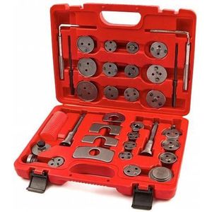 HBM - 35 Delige Remzuiger Terugstelset - Inclusief Adapters - Kunststof Koffer