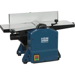 HBM 8 inch vlak- en vandiktebank – 1250W, 200mm werkbreedte, stofafzuiging