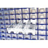 HBM Ladenkast 38 Laden - Assortimentskast - Blauw/Zwart - 52x16x37 cm