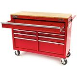 Gereedschapswagen - Rood - Hout - Professionele Garagekwaliteit