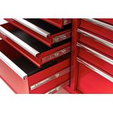Gereedschapswagen - Rood - Hout - Professionele Garagekwaliteit