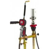 HBM - Mobiele Persluchtpomp - Geschikt voor Oliën - Digitale Debetmeter - Verrijdbaar