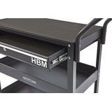 Deluxe 3 Laags Universele Gereedschapswagen Met La en Rek