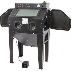 HBM - SBC 350 - Straalcabine - Mat Zwart - Met Afzuiging