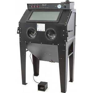 HBM SBC 350 Straalcabine met Afzuiging - MAT ZWART