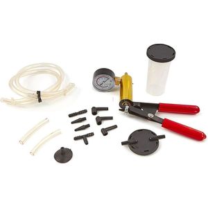 HBM - 14 Delige Vacuum Pomp - Remontluchter - Voor Remvloeistof - Inclusief Accessoires