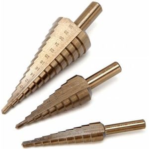 HBM HSS - 5% Cobalt Trapgatboren / Stappenboren