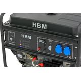 HBM 5500 Watt Generator, Aggregaat Met 390cc OHV-Benzinemotor, 2 x 230V / 12 V