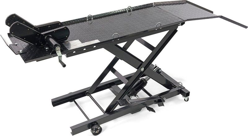 HBM - Motorheftafel - Zwart - Maximaal Hefvermogen 360 Kg