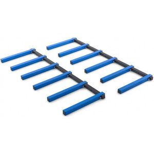 Plankdragers - 6 Laags Opbergbeugels - Staal - Capaciteit 50 kg per Niveau
