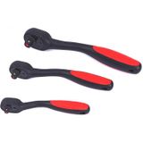 HBM professionele premium ratels 72 tands rood zwart