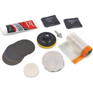 HBM Koplamp Polijst Set - Compleet - Voor Verwijderen Vergeling en Krassen