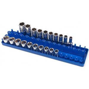 HBM 3/8" opbergrek voor korte en lange doppen, dopsleutels
