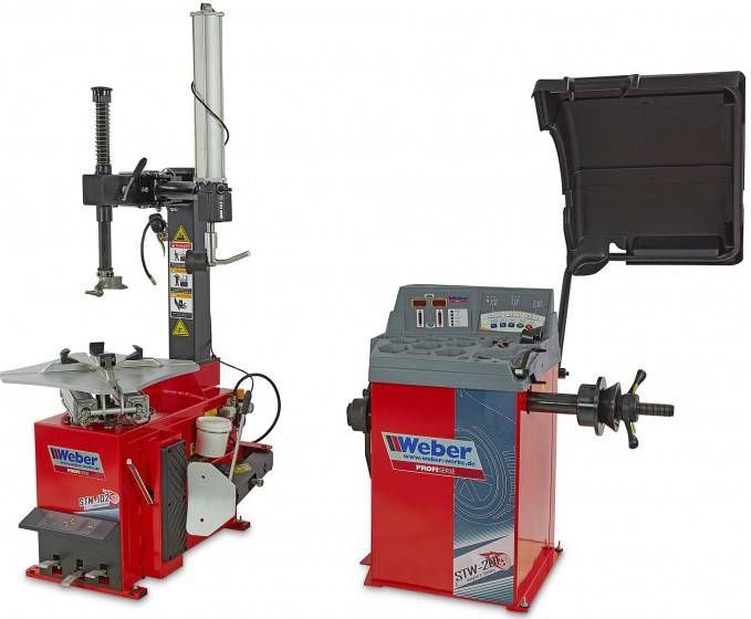 Weber - Profi Bandendemonteermachine - 220V - 0,75Kw - Met Hulparm