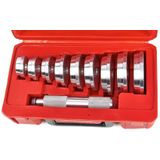 10-Delige Wiellager en Packingmontageset - Kunststof Koffer - Aluminium