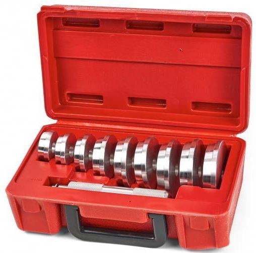 10-Delige Wiellager en Packingmontageset - Kunststof Koffer - Aluminium