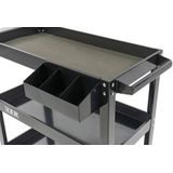 HBM deluxe gereedschapstrolley 3-laags, 76 cm