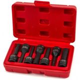 HBM Lange Inbus Krachtdoppenset met 3/8 inch Opname 7 Delig