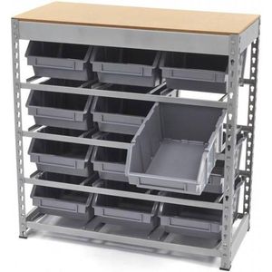 Metallregal S3 100 Grundregal Für Regalsystem Metall 2500 X 1000 X 400 Vzk Kpl. Mit 6 Boeden Mr88702lk