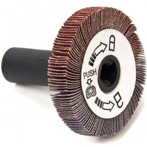 HBM schuurlamellenrol Smal voor de voor de HBM satineermachine - borstelmachine met kantelbare kop - 420 Watt