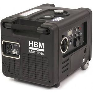 HBM 4000 Watt Inverter Generator, Aggregaat Met 223 cc Benzinemotor 2 x 230 V / 2 x 12 V