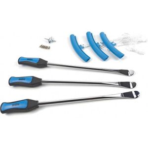 HBM - 13-delige Bandenlichters en Velgbeschermers Set - Kleur: Zwart - Materiaal: Kunststof