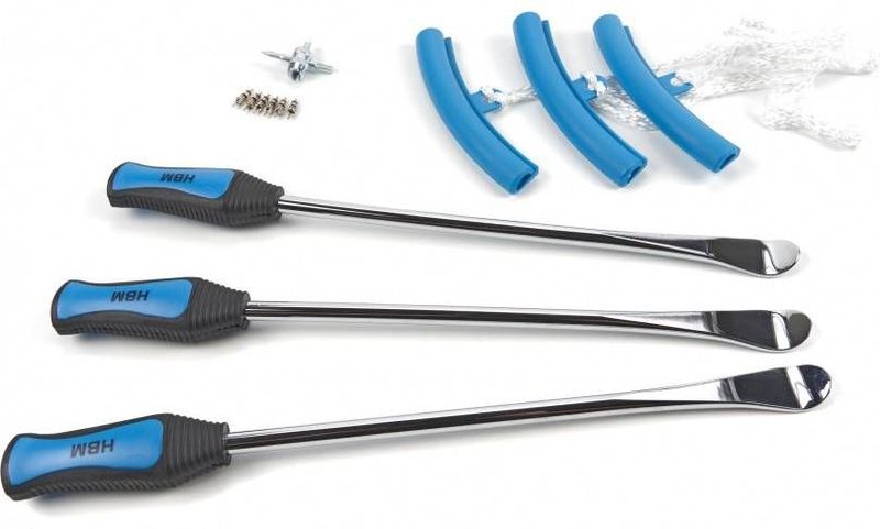 HBM - 13-delige Bandenlichters en Velgbeschermers Set - Kleur: Zwart - Materiaal: Kunststof