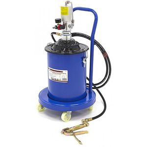 HBM 20 Liter Mobiele Pneumatische Vetpomp 300-400 Bar Persdruk