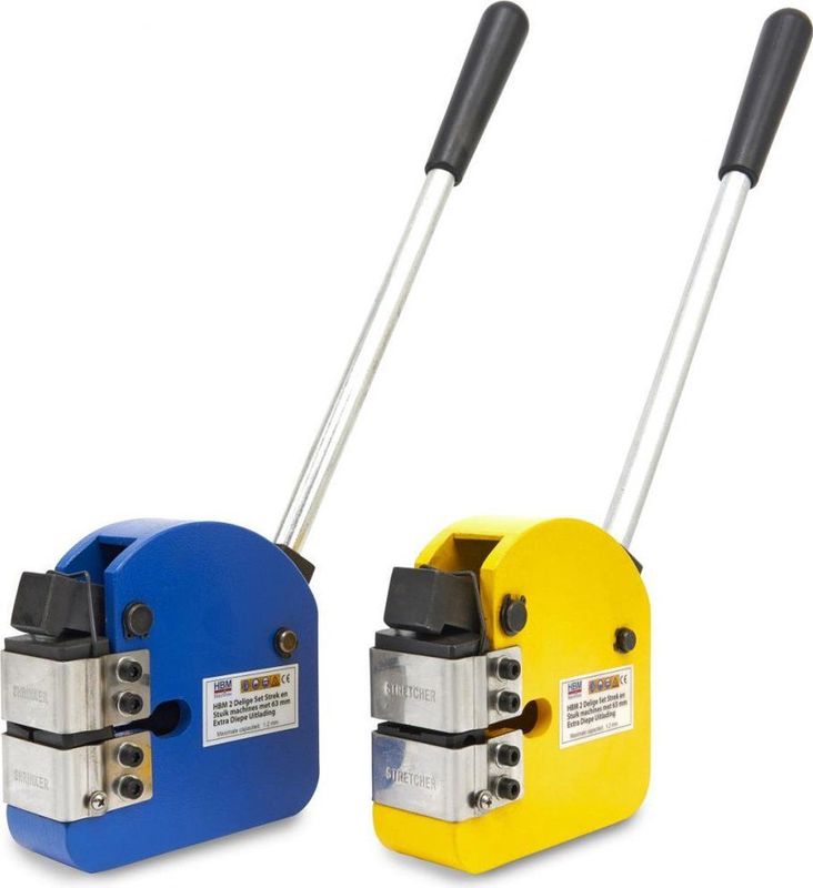 HBM 2 Delige Set Strek en Stuik machines met 63 mm Extra Diepe Uitlading