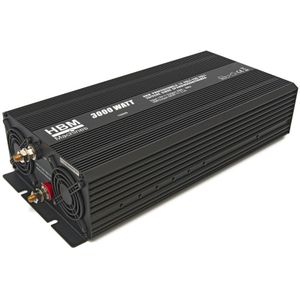 Professionele 12 Volt – 230 Volt Zuivere Sinus Spanningsomvormer 3000 Watt