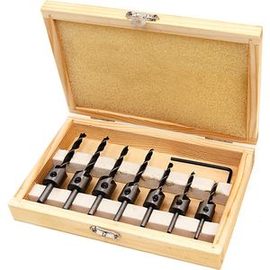 Houtboren - 8 Delige Set - Verzinkboren - 3 - 6 mm - Geschikt voor Zacht Hout