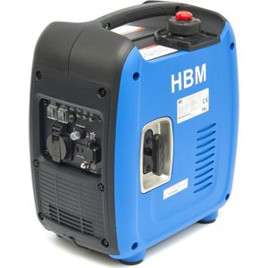 HBM - 1000W Inverter Generator - 60 cc - Benzinemotor - 230V/12V/USB