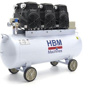 HBM 6 PK - 150 Liter Professionele Low Noise Compressor - Model 2
