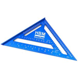HBM - 305 mm - Aluminium Gradendriehoek - Blokhaak - Meetdriehoek