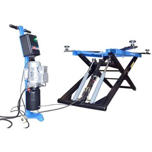 Hydraulische mobile Autoreinigungsbühne, Reifenbühne, Hebebühne, 2800 kg von HBM
