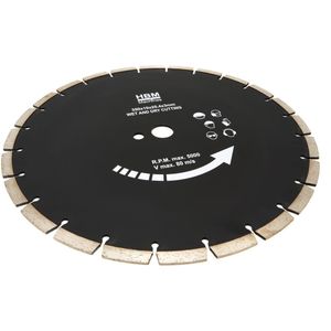 HBM - 350 mm - Diamantzaagblad - Voor Professionele Steenzaagmachine - 2300W